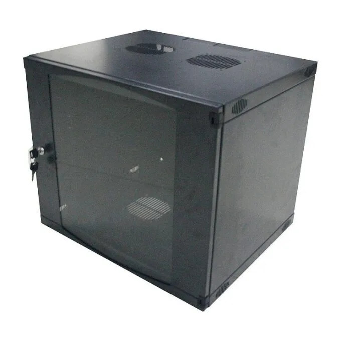 Logilink 19" Wallmount Single Section Box 09U, Flat Pack, black — image 1