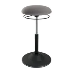 Height adjustable wobble stool