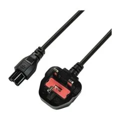 Logilink Power cable, BS 1363 (UK) to IEC C5, black, 1.8 m