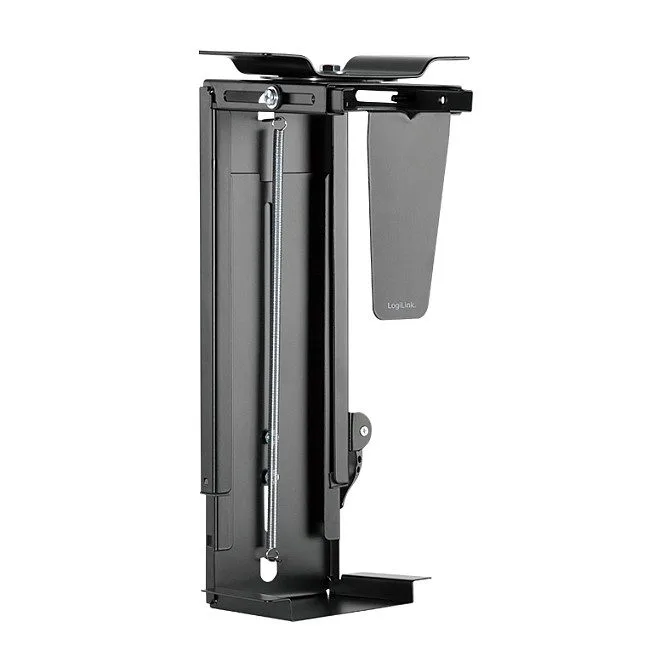 Logilink Adjustable Under-Desk CPU Mount, easy-locking,360° — image 1