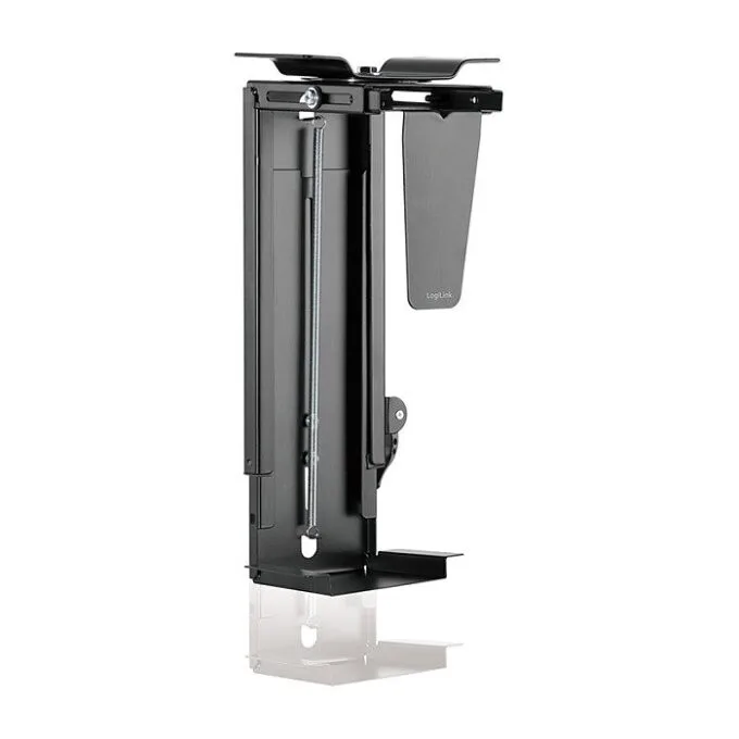 Logilink Adjustable Under-Desk CPU Mount, easy-locking,360° — image 3