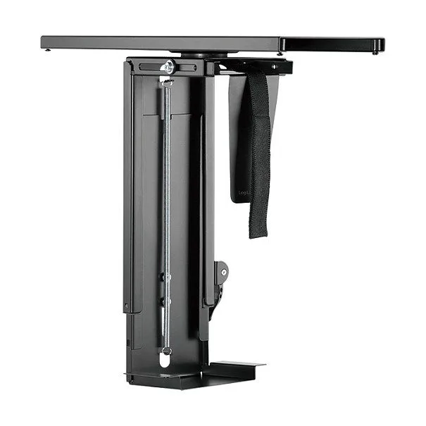Logilink Adjustable under desk CPU mount, sliding track, easy-locking — image 1