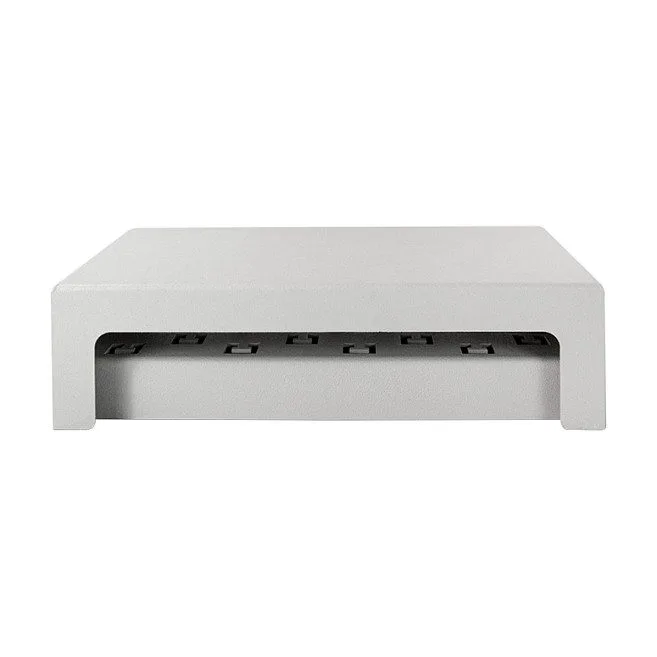 Logilink Consolidation point box 8-port, desk/wall/rail mounting, grey — image 3