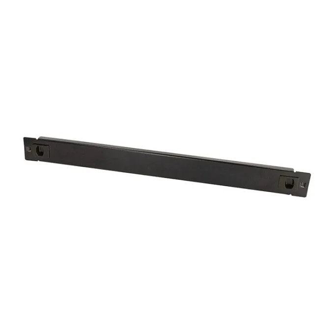 Logilink 19" Blank Panel, tool-free snap-in type, 1U, metal, black — image 1