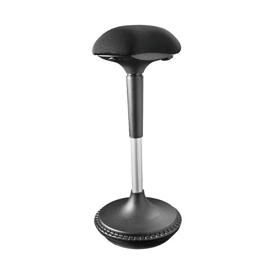 Height adjustable wobble stool for sit-stand desk — image 2
