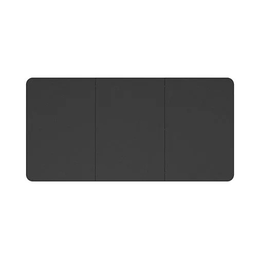 Table Top, 3-piece partioned, 1200x600mm, black — image 2