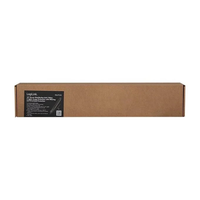Logilink 19" PDU 7 x CEE 7/3 socket with line filter & overload protection — image 7