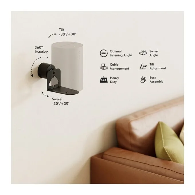 Speaker Wall Mount for Sonos Era 100 & Sonos Era 300, 1pcs — image 7