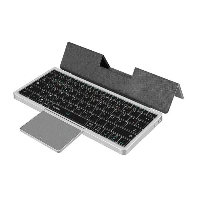 Keyboard, BT 5.1, 3 channel, w/ touchpad, grey — image 1