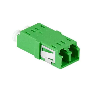 Logilink Fiber Adapter LC Duplex, 12 pieces, without flange, green — image 2