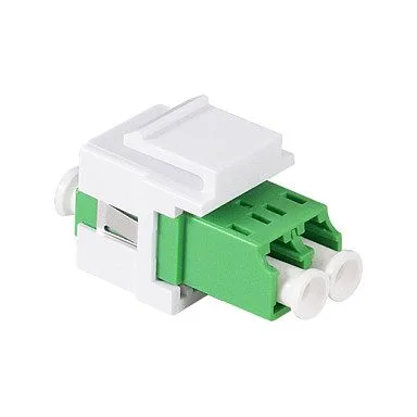 Logilink Fiber Adapter LC Duplex, 12 pieces, without flange, green — image 4