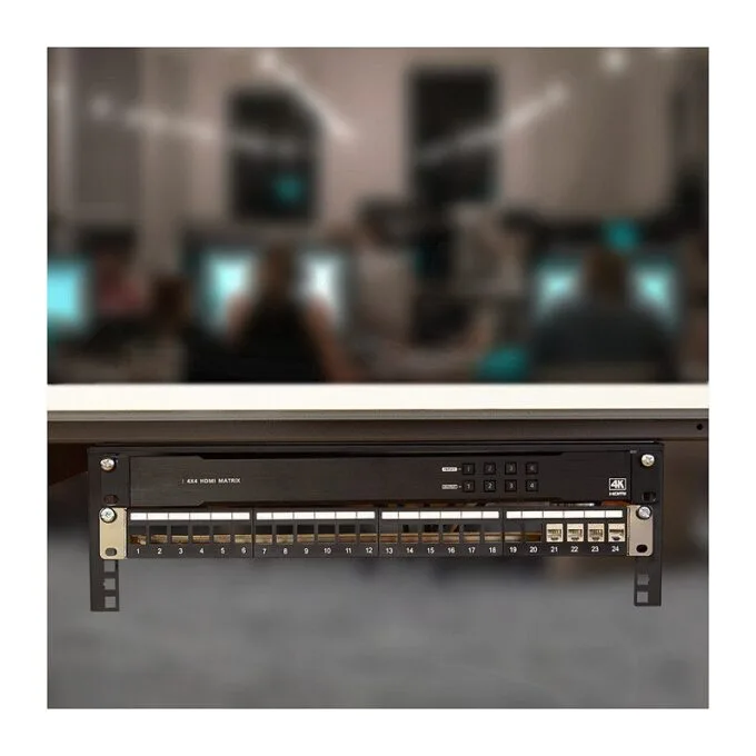 Logilink 19" rack for under-desk or wall mounting, 2U — image 7