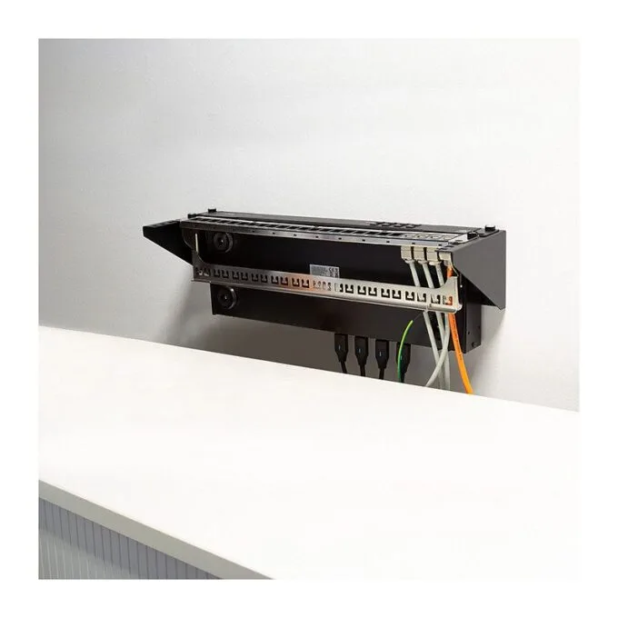 Logilink 19" rack for under-desk or wall mounting, 2U — image 8