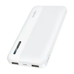 Logilink Mobile Power Bank, LiPo, 10.000 mAh, USB-C in/out, white