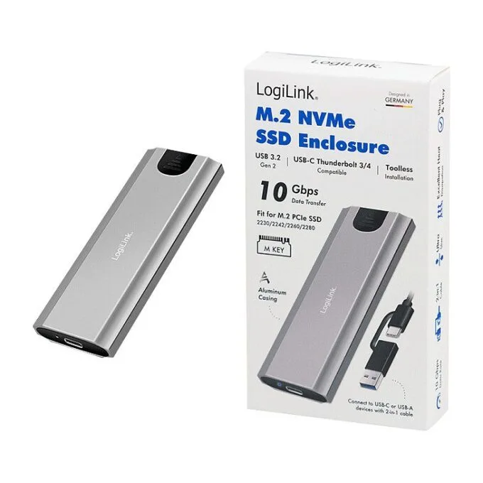 USB 3.2 Gen2 SSD Enclosure USB-C to PCIe NVMe — image 3