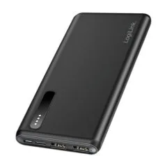 Logilink Mobile Power Bank, LiPo, 8.000 mAh, black