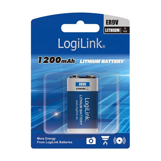 Battery, Lithium 9V , 1pcs. blister packing — image 2