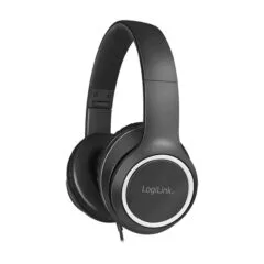 Headset Stereo, with Microphone, 1x 3.5mm, black