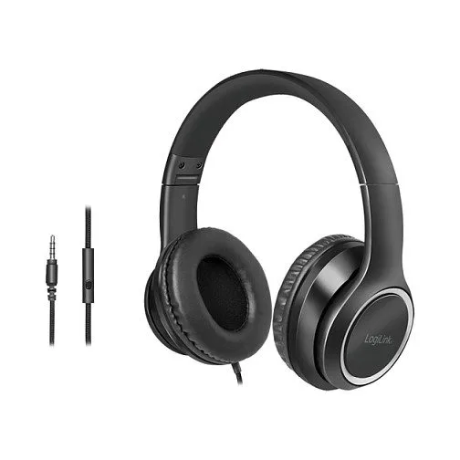 Headset Stereo, with Microphone, 1x 3.5mm, black — image 3