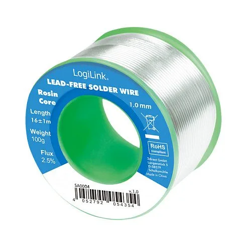 Soldering wire, lead free, 1mm 100g — image 3