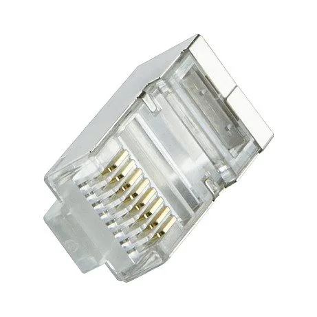 Modular Plug RJ45 Cat.6 STP, orange, 100pcs — image 3