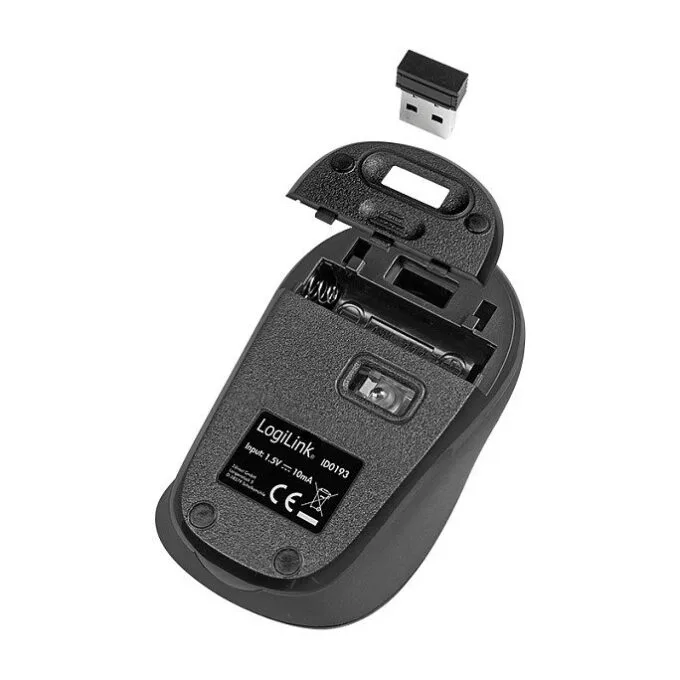 Mouse, Wireless 2.4G, 3-button, DPI Switch, black — image 5