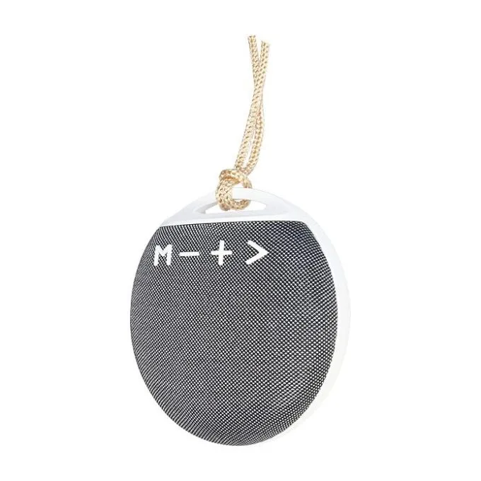 Portable BT 4.2 Speaker, fabric covering, round shape — image 2