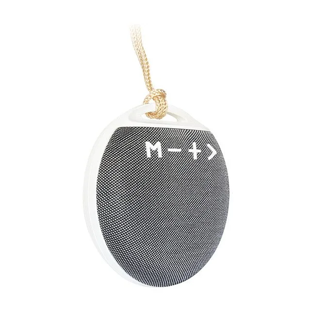 Portable BT 4.2 Speaker, fabric covering, round shape — image 3