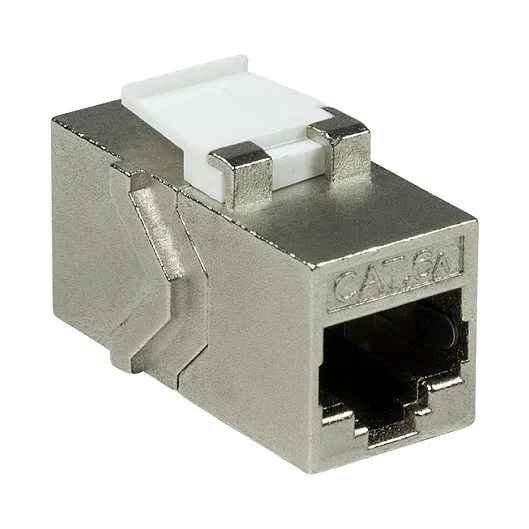 Keystone coupler Cat.6A STP, 2xRJ45, EconLine — image 2
