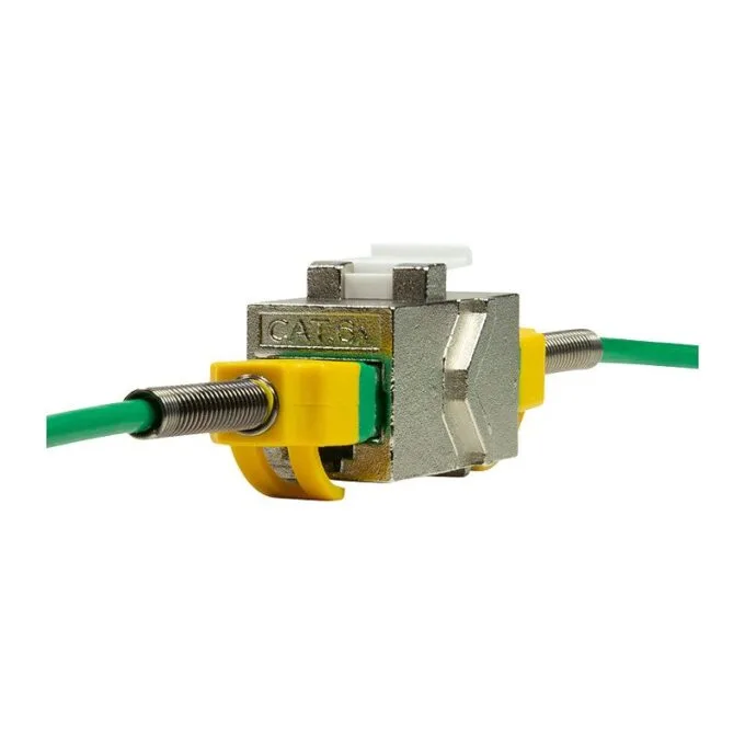 Keystone coupler Cat.6A STP, 2xRJ45, EconLine — image 3