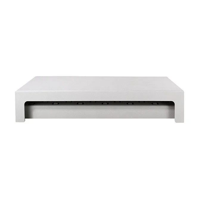 Consolidation point box 12-port, desk/wall/rail mounting, grey — image 3