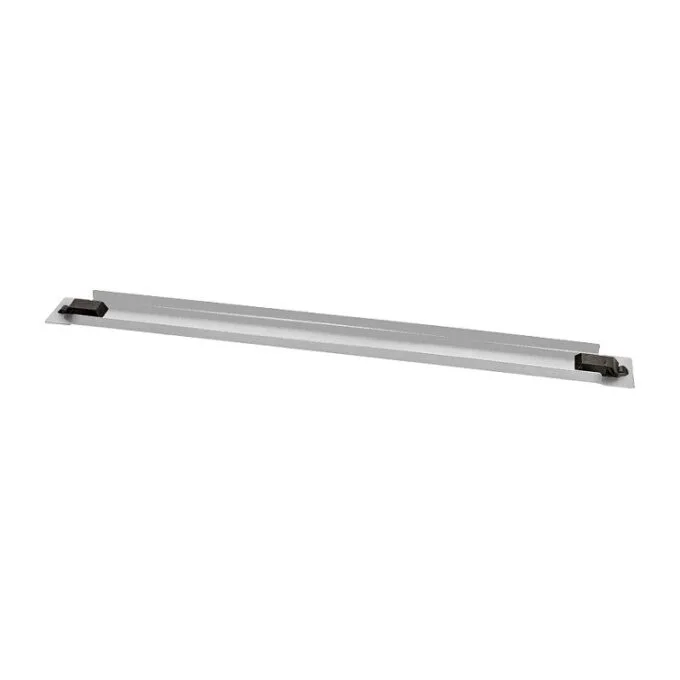 19" Blank Panel, tool-free snap-in type, 1U, metal, grey — image 2