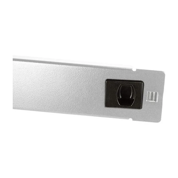 19" Blank Panel, tool-free snap-in type, 1U, metal, grey — image 3