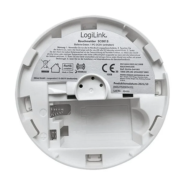 Smoke Detector, 1 year battery, EN14604 — image 7