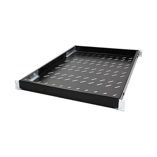 19" Adjustable Shelf for Racks with 600mm depth, black — image 2