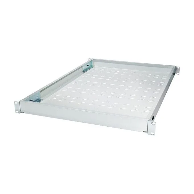 19" Adjustable Shelf for Racks with 1000mm depth, light grey — image 2