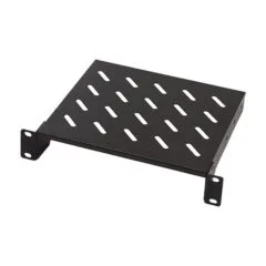 10" cantilever shelf 200 mm, 1U, black