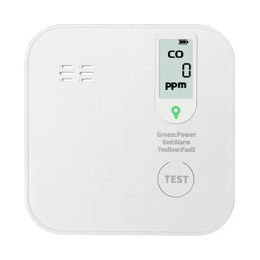 Carbon Monoxide Detector, 10 years, w. LCD — image 2