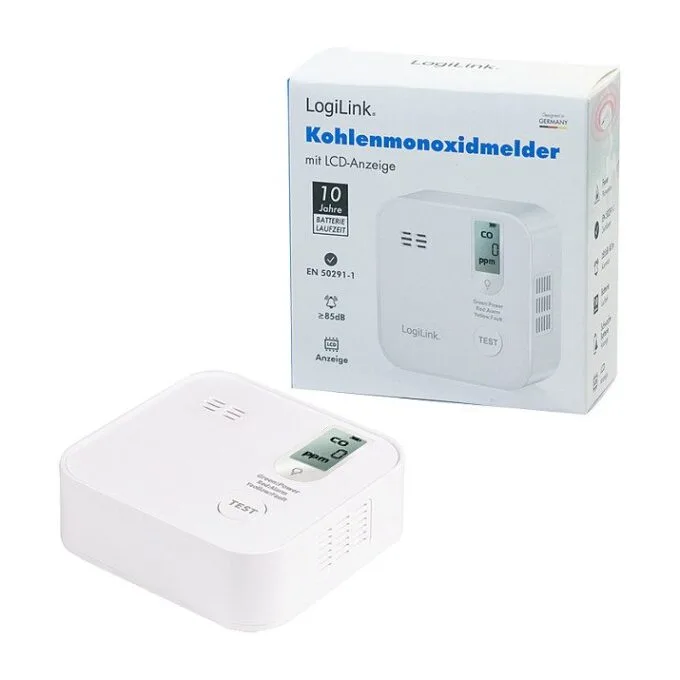Carbon Monoxide Detector, 10 years, w. LCD — image 8