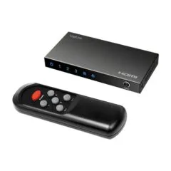 HDMI switch, 3x1-Port, 4K/60 Hz, HDCP, HDR, CEC, RC