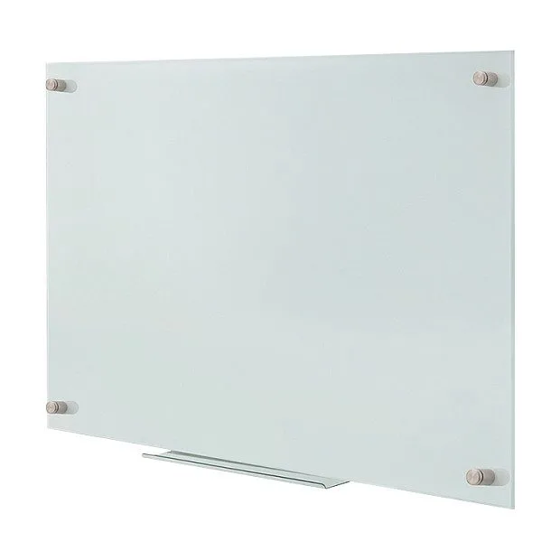 Dry Erase Whiteboard, wall-mounted, glass, 90x120cm — image 1