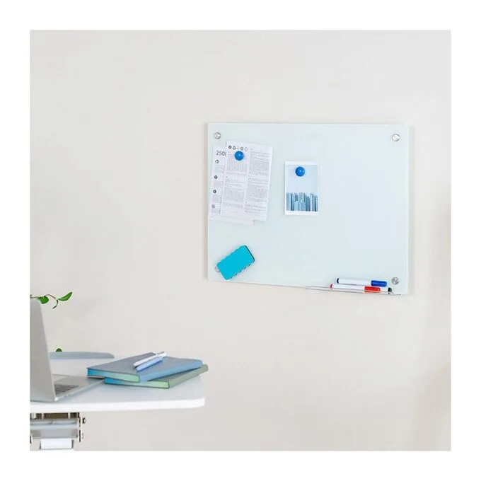 Dry Erase Whiteboard, wall-mounted, glass, 90x120cm — image 5