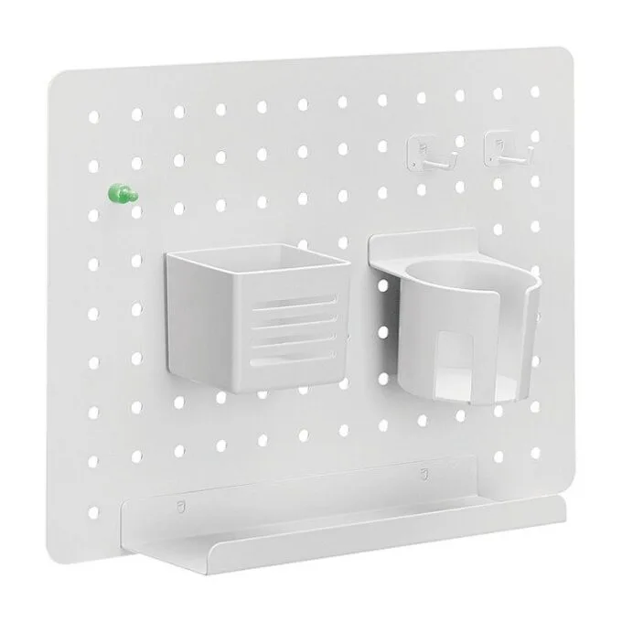 Pegboard, Wall-mounted, Office, 420x320mm, white — image 3