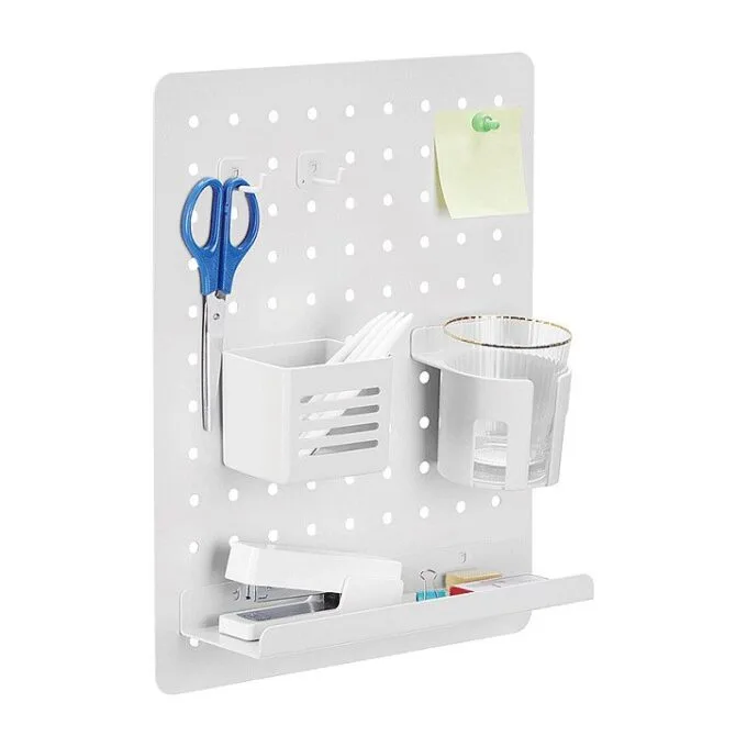 Pegboard, Wall-mounted, Office, 420x320mm, white — image 5