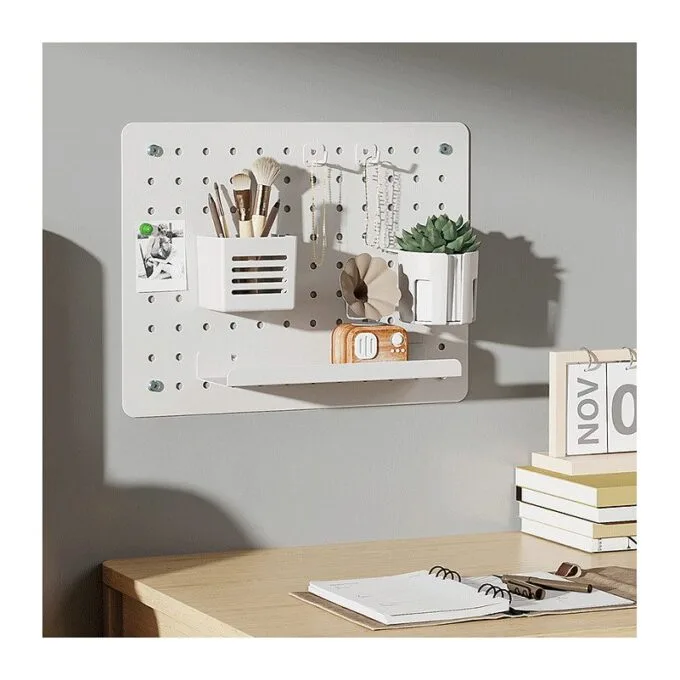Pegboard, Wall-mounted, Office, 420x320mm, white — image 6
