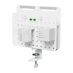 Pegboard, Clamp-on, Office, 362x445mm, rotating, white