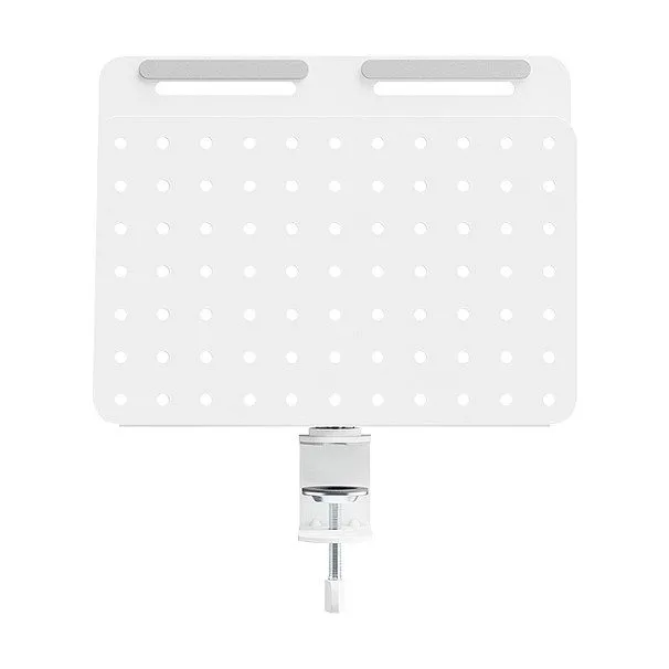 Pegboard, Clamp-on, Office, 362x445mm, rotating, white — image 2