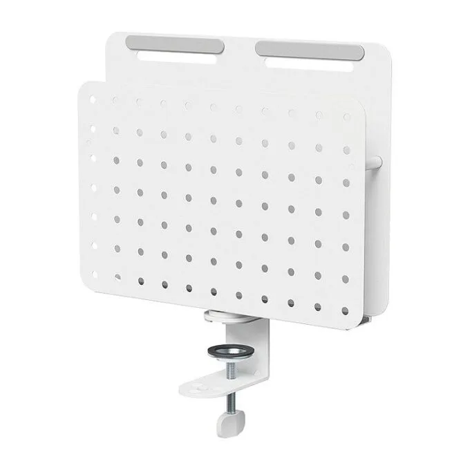 Pegboard, Clamp-on, Office, 362x445mm, rotating, white — image 3