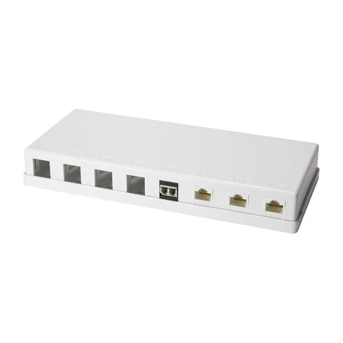 Keystone Surface Mount Box 8 Port, white — image 4