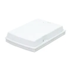 FTTH termination box, 2 ports, white